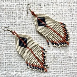 BOHO beaded earrings